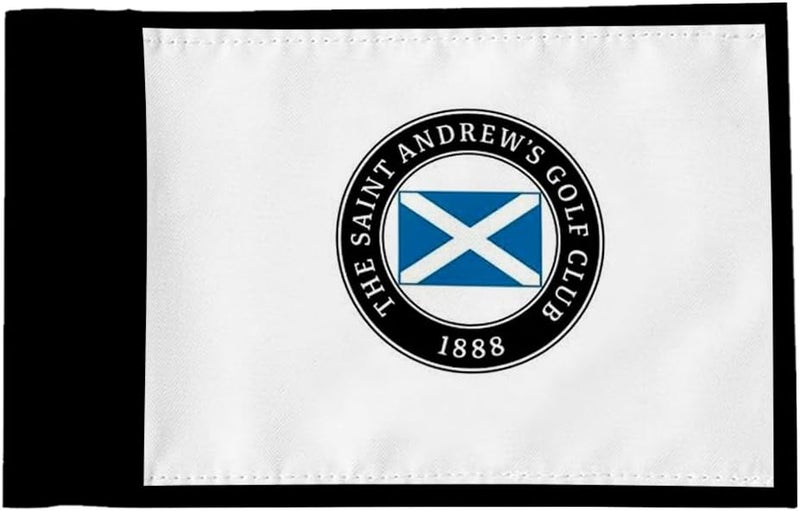 2BUT Saint Andrews Golf Club Golf Pin USGA Flag Practic Putting Green Golf Flag For Backyard Garden Double-Sewn 600D Nylon Miniature Pin Flag Regulation Tube Flag(8"x6") - Image 1